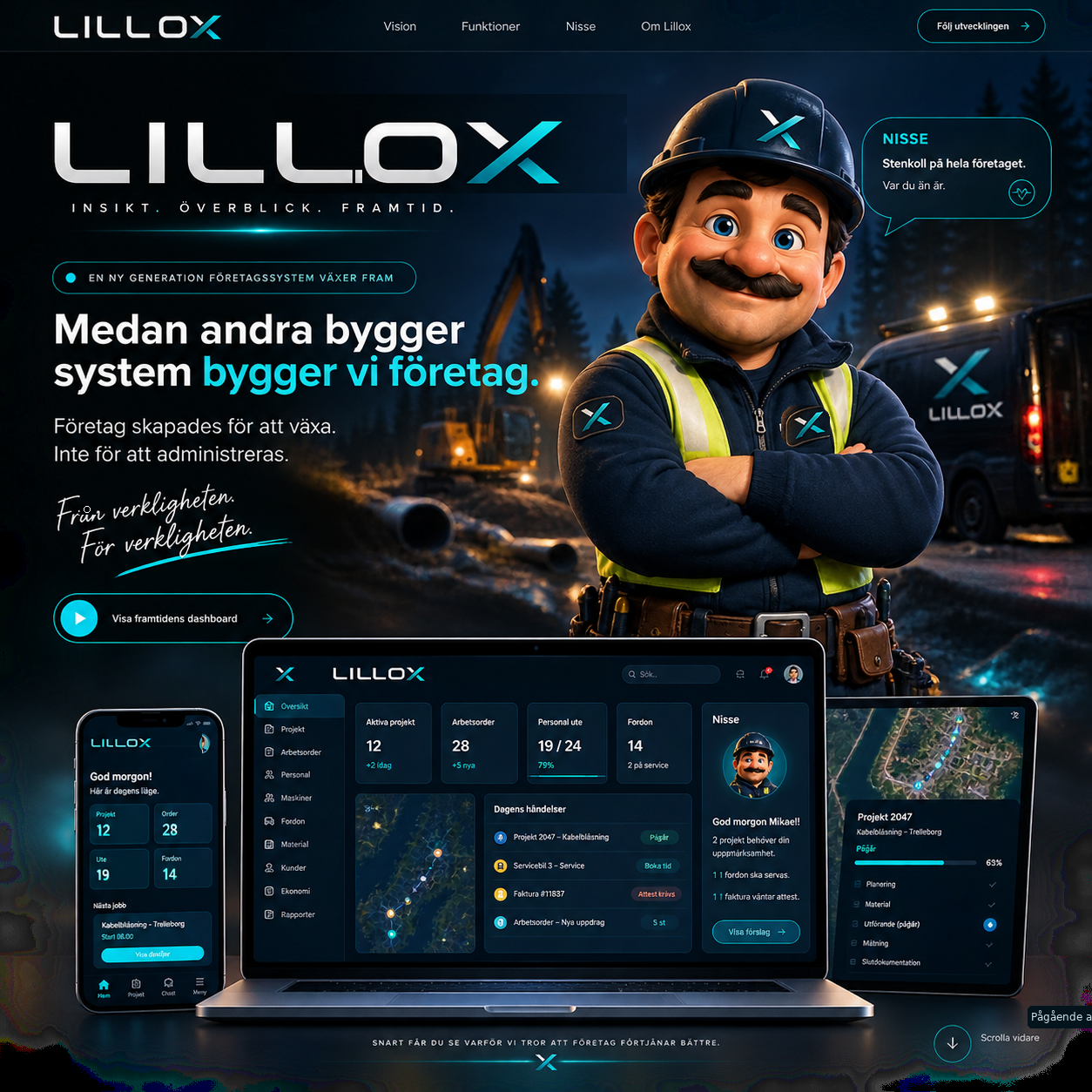 LILLOX – Medan andra bygger system bygger vi företag. En ny generation företagssystem växer fram.